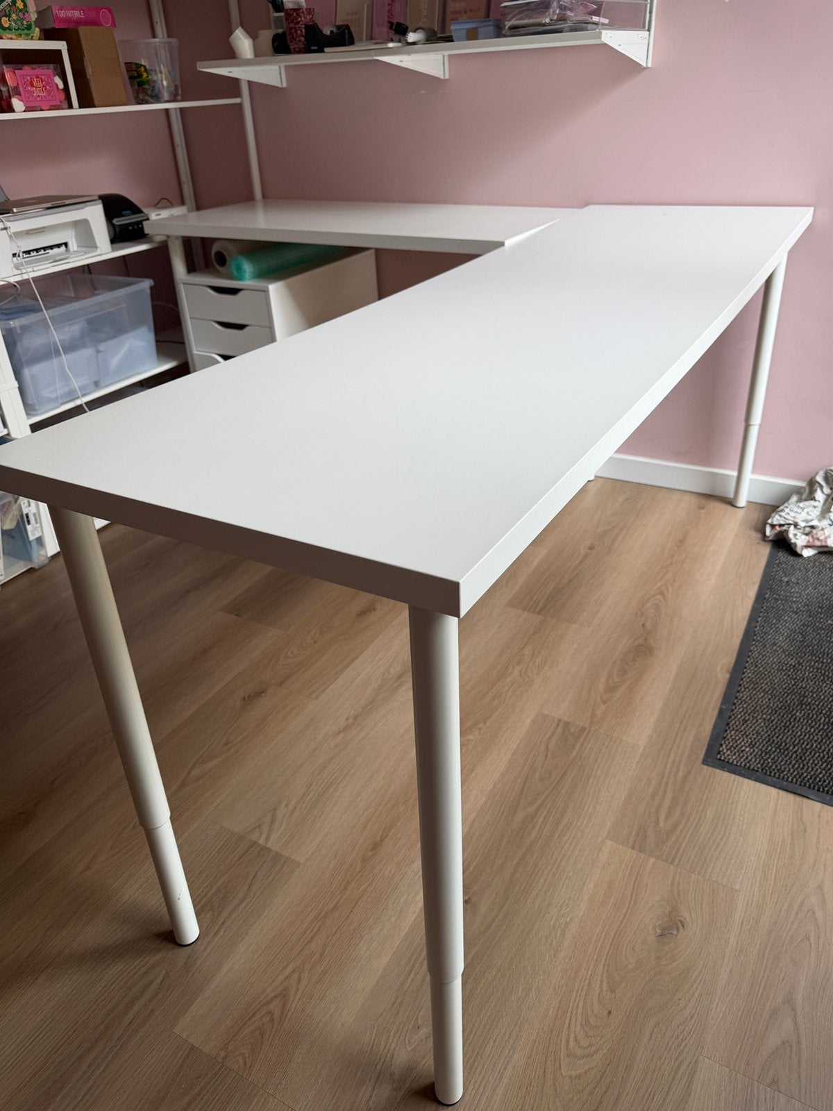 Ikea tafel wit 200x60cn, Ophalen, Zo goed als nieuw