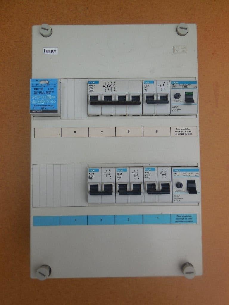 Electro groepenkast Hager - 35 A - 380 V, Ophalen, Gebruikt, Overige typen