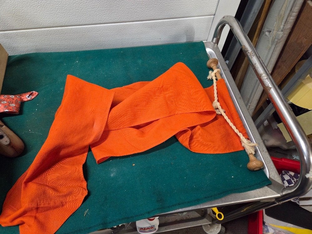 oranje wimpel vintage, Diversen, Vlaggen en Wimpels, Ophalen of Verzenden, 'T Olde Gre-j, Info@toldegrej.nl, Endepoelstraat 20f Didam