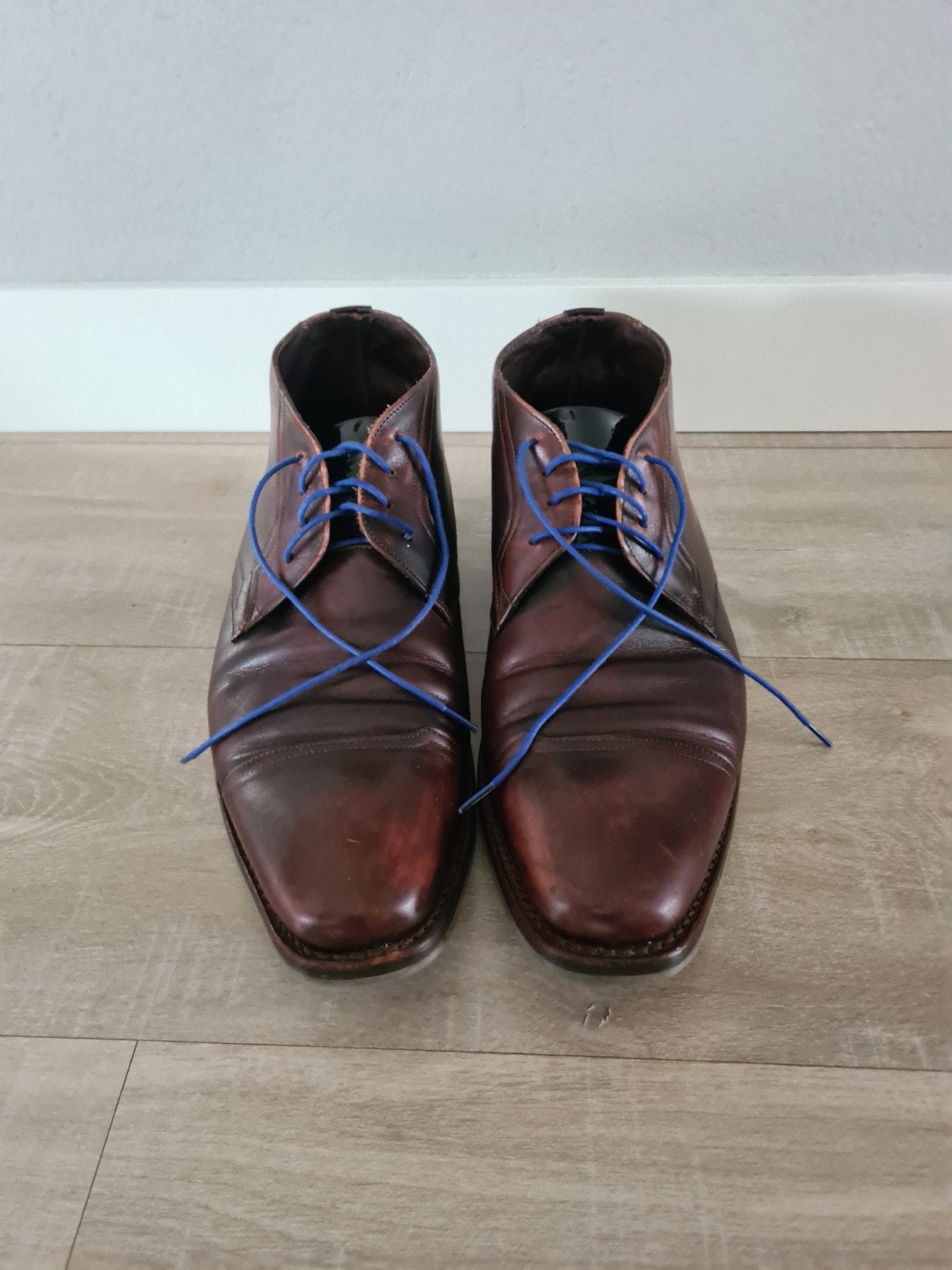 van Bommel herenschoenen bruin leer, Bruin, Floris van Bommel, Ophalen of Verzenden, Zo goed als nieuw