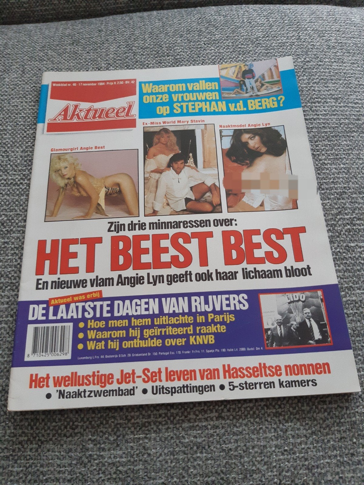 46.Aktueel 1984. Stephan van den Berg. Angie Best. Mary Stav, Verzenden, 1980 tot heden, Tijdschrift
