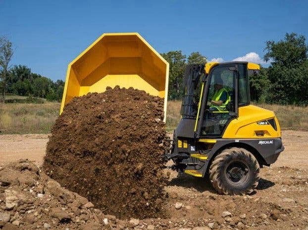 Hydraulische Mecalac dumper Lesu RC 1/14 Bouwkit, Ophalen of Verzenden, Nieuw, Schaal 1:14, Auto offroad
