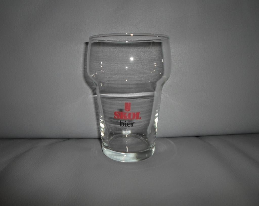 Bierglas Skol Bier, Verzamelen, Ophalen of Verzenden, Zo goed als nieuw, Glas of Glazen, Overige merken