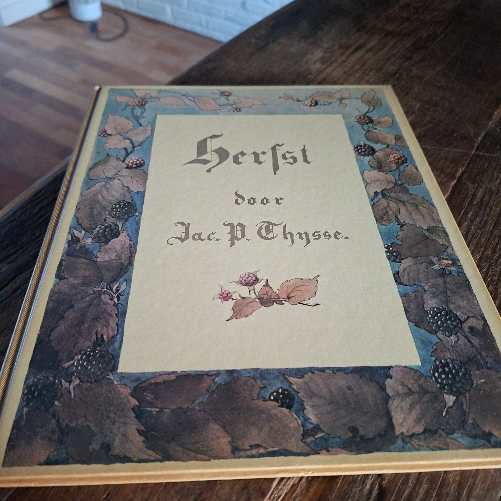Herfst Boek van Jac.P Thijsse plaatjes van Verkade 62 blad, Boeken, Ophalen of Verzenden