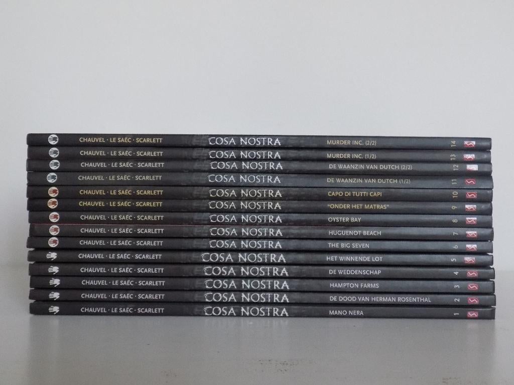 Cosa Nostra ~ Complete serie hardcovers 1 t/m 14, Complete serie of reeks, Ophalen of Verzenden, Zo goed als nieuw