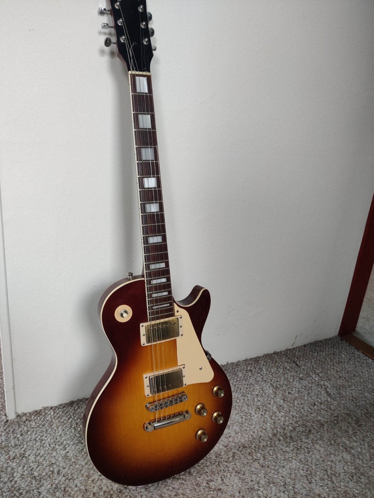 Custom 'Gibson' Les Paul (Japan, jaren '80) - Goede staat, Muziek en Instrumenten, Ophalen of Verzenden, Gebruikt, Solid body