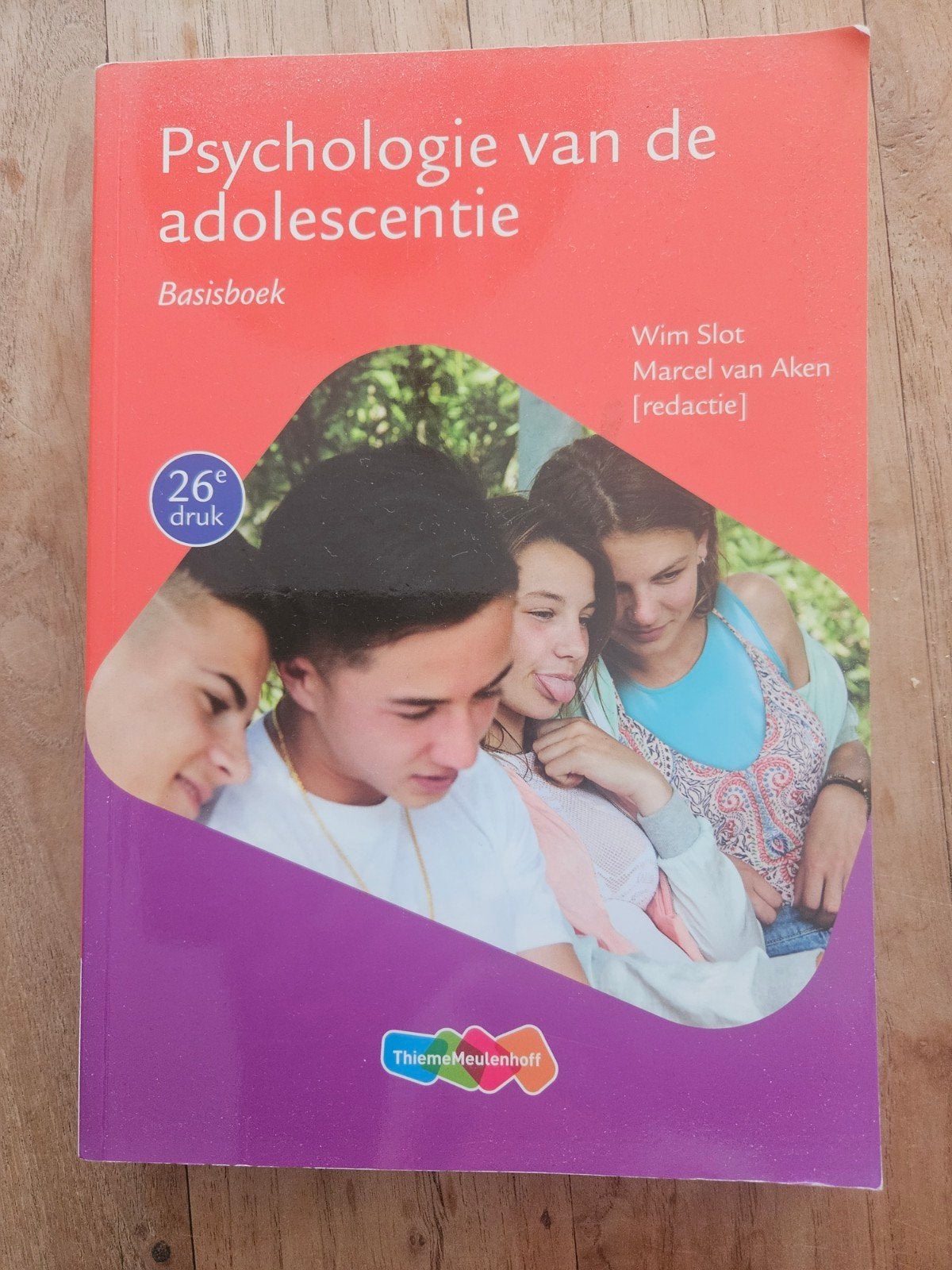 Psychologie van de adolescentie - Basisboek (26e druk), Boeken, Wim Slot, Marcel van Aken, Zo goed als nieuw, Gamma, HBO