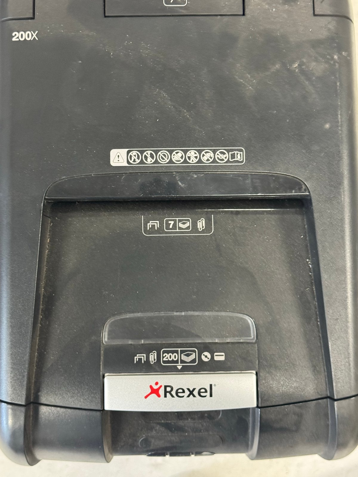 Rexel 200X papierversnipperaar, Ophalen of Verzenden, Zo goed als nieuw
