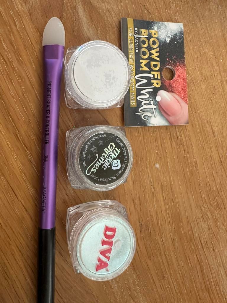 Nail art, rhinestones, babyboom, donutglaze, magnetic, urban, Ophalen of Verzenden, Zo goed als nieuw, Overige kleuren, Handen en Nagels