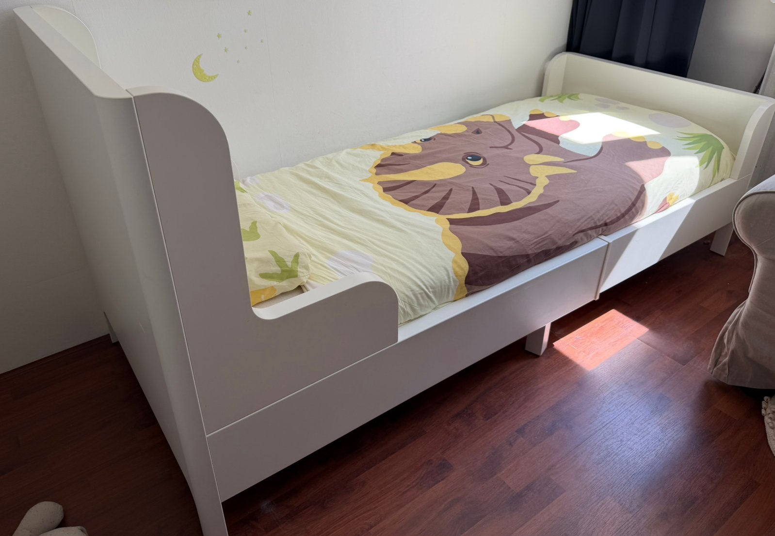 Meegroeibed van IKEA, Ophalen, 180 cm of meer, 70 tot 85 cm