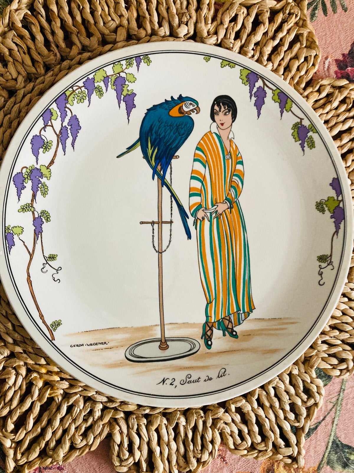 Villeroy & Boch art deco design 1900 Saut de Lit bord, Ophalen of Verzenden
