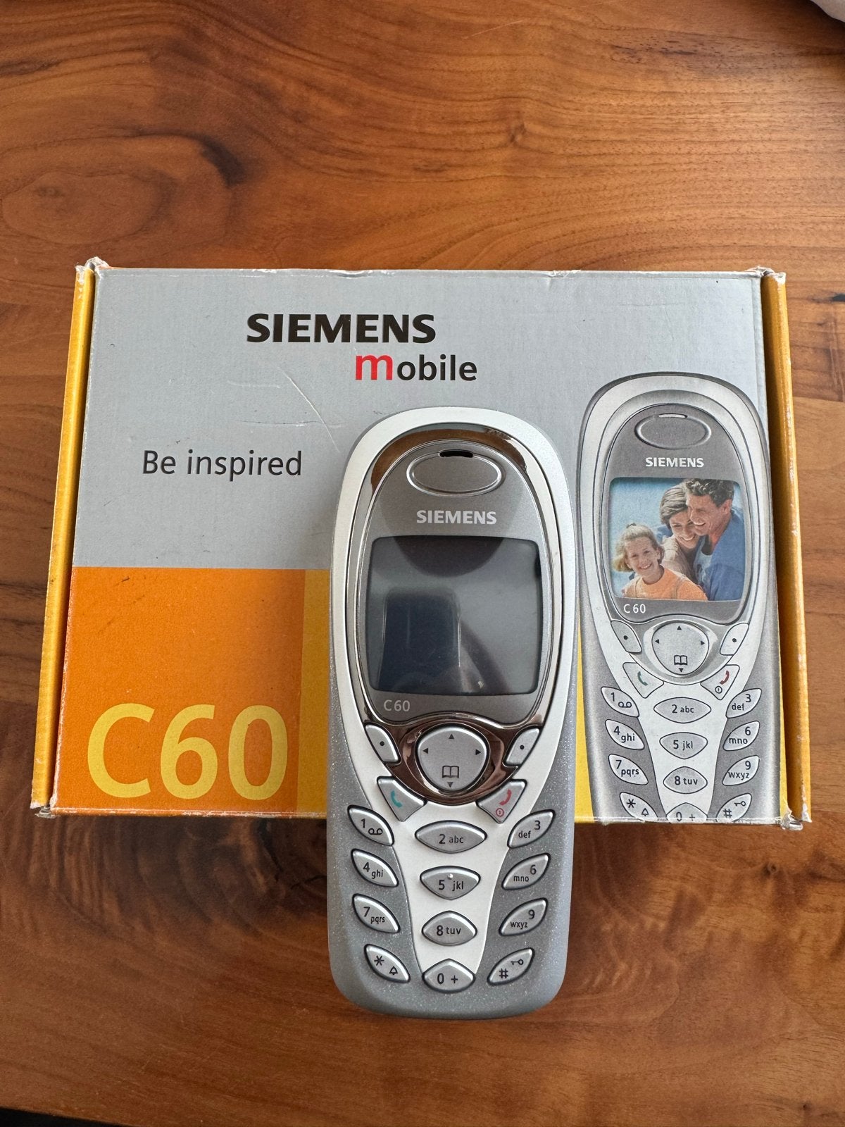 Siemens C60 mobiele telefoon met doos - Klassiek model, Telecommunicatie, Gebruikt, Ophalen of Verzenden, Klassiek of Candybar