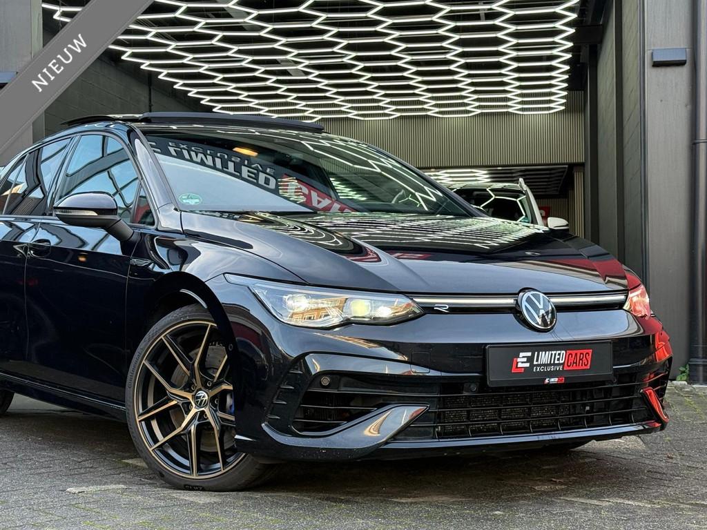 Volkswagen Golf 8R 2.0 TSI R 4Motion PANO, HUP | H&K | NRING, Auto's, Automaat, Gebruikt, Zwart, 4 cilinders