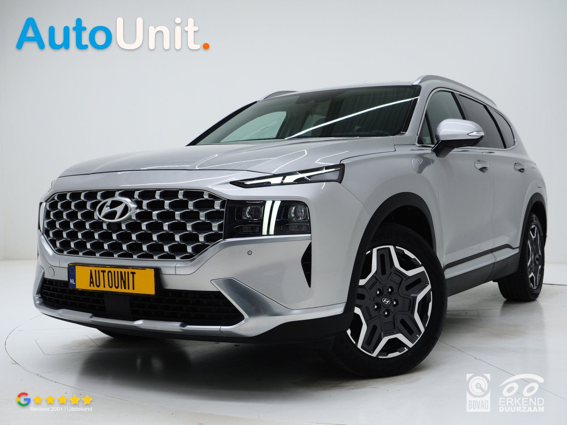 Hyundai Santa Fe 1.6 T-GDI PHEV Premium 7p. | Leder | HUD |, Dealer onderhouden, Santa Fe, Gebruikt, 4 cilinders