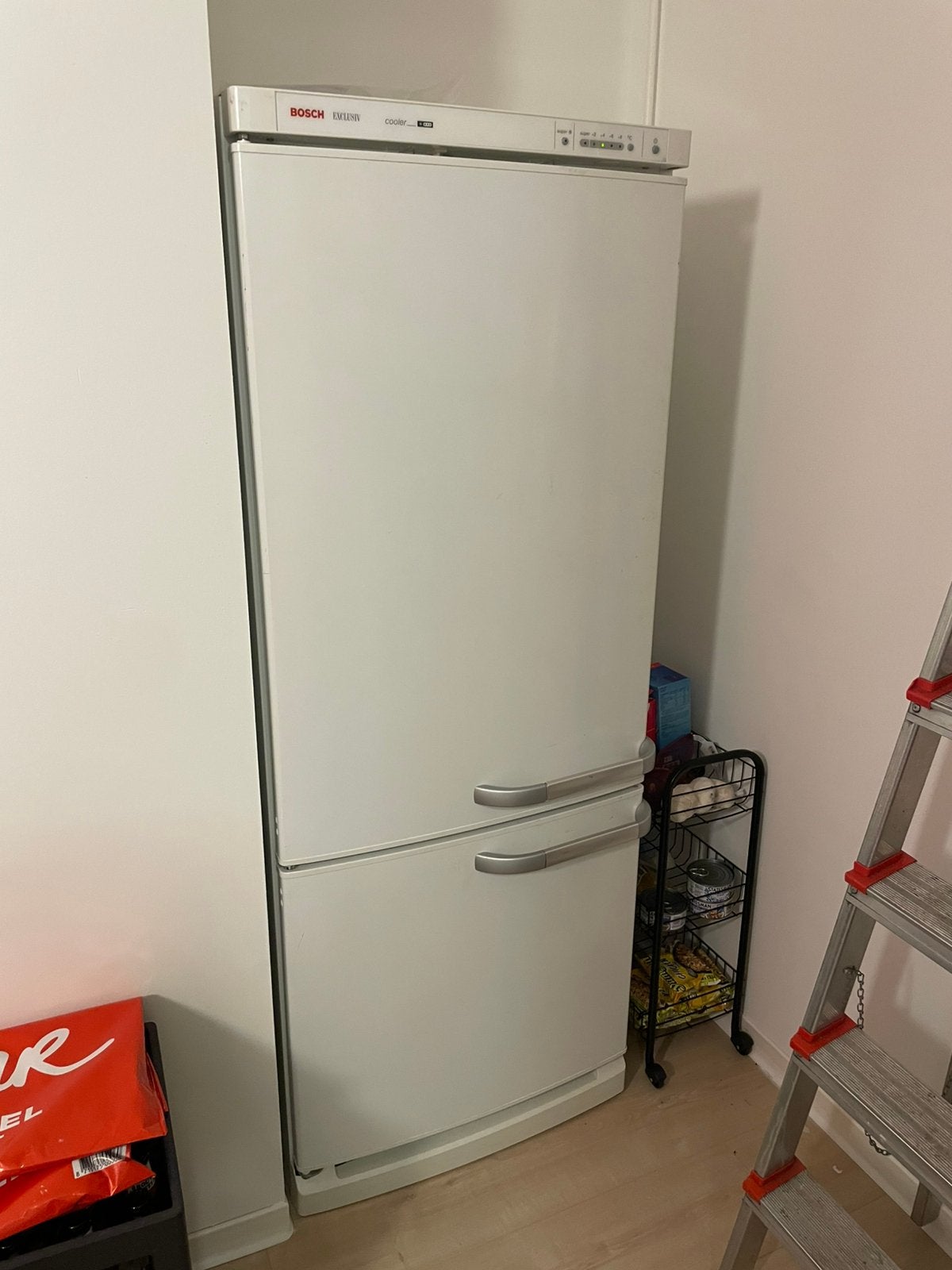 Bosch koelkast met vriezer, Ophalen, Gebruikt, 200 liter of meer, Met aparte vriezer