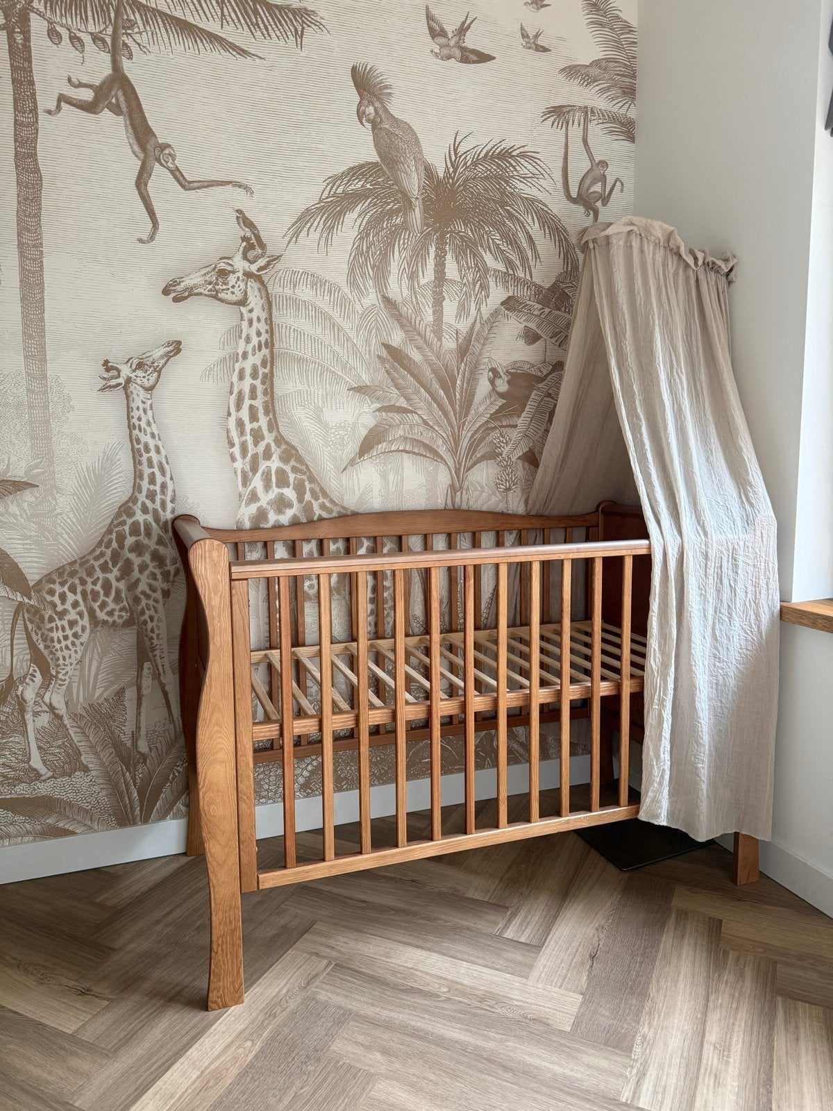 Hola bb Woodies Noble Vintage ledikant 120x60 NIEUW-, Kinderen en Baby's, Ophalen, Nieuw, Ledikant