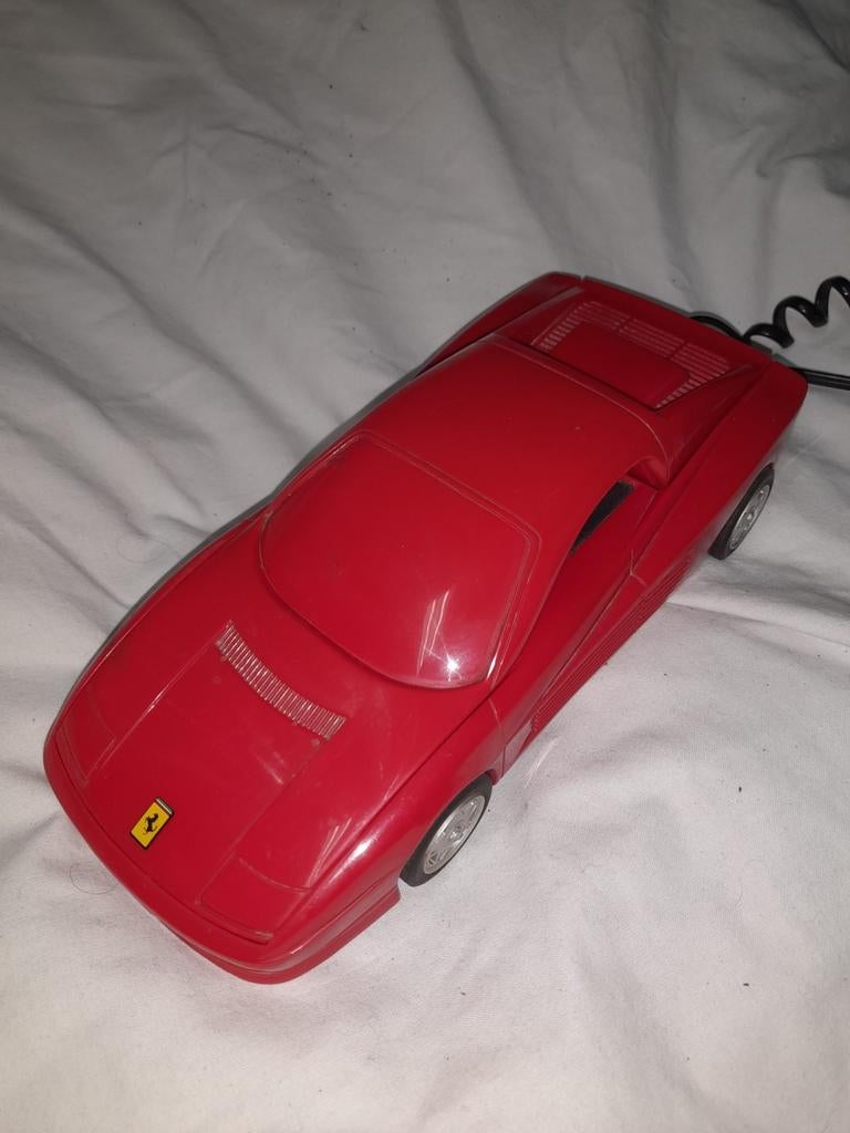 Vintage Ferrari Testarossa Telefoon - Rood Design, Ophalen of Verzenden, Gebruikt