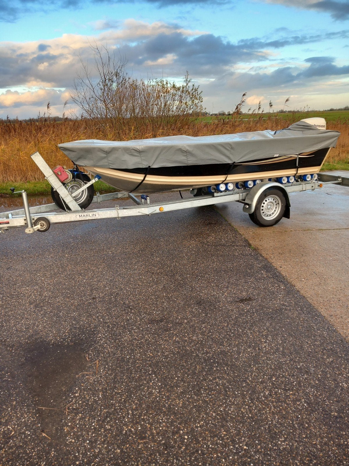 aluminium visboot, Watersport en Boten, Vis- en Consoleboten, Ophalen, Gebruikt, Aluminium, Viertaktmotor