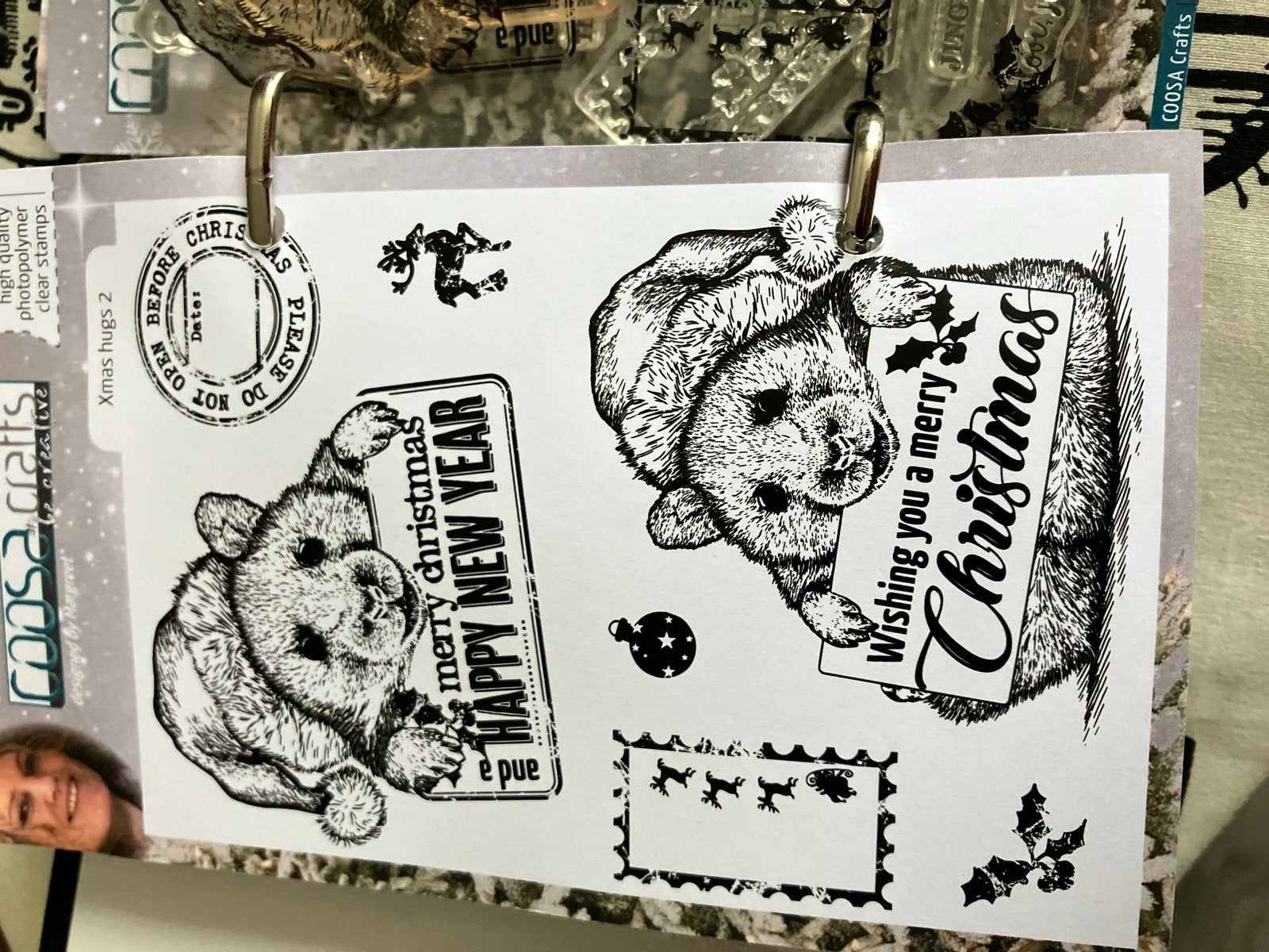 Coosa Crafts Stempels - Diverse Thema's, Hobby en Vrije tijd, Stempelen, Ophalen of Verzenden, Gebruikt, Clearstamp