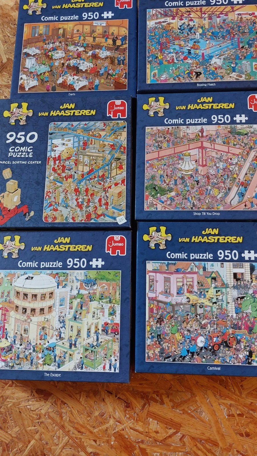 Puzzels Jan van Haasteren 950 stukjes, Ophalen, 500 t/m 1500 stukjes, Zo goed als nieuw