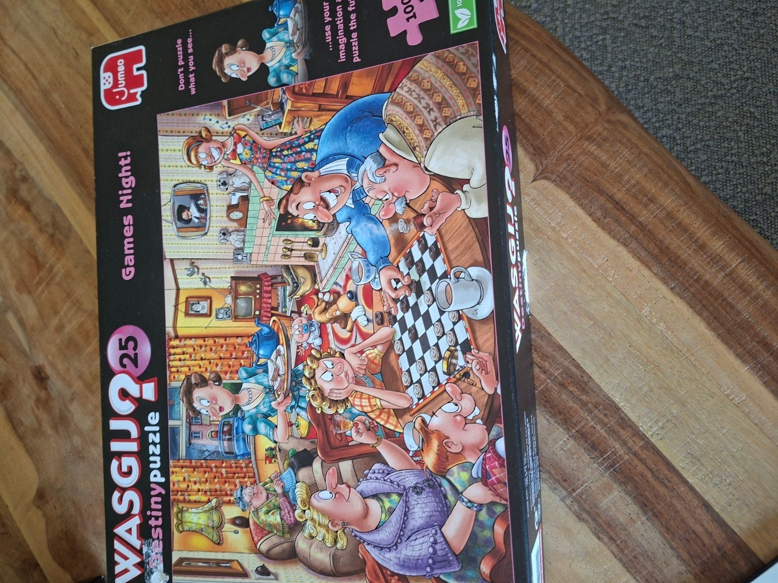 Ruilen of kopen €7 p.s. Wasgij puzzels., Ophalen of Verzenden, 500 t/m 1500 stukjes, Gebruikt, Legpuzzel