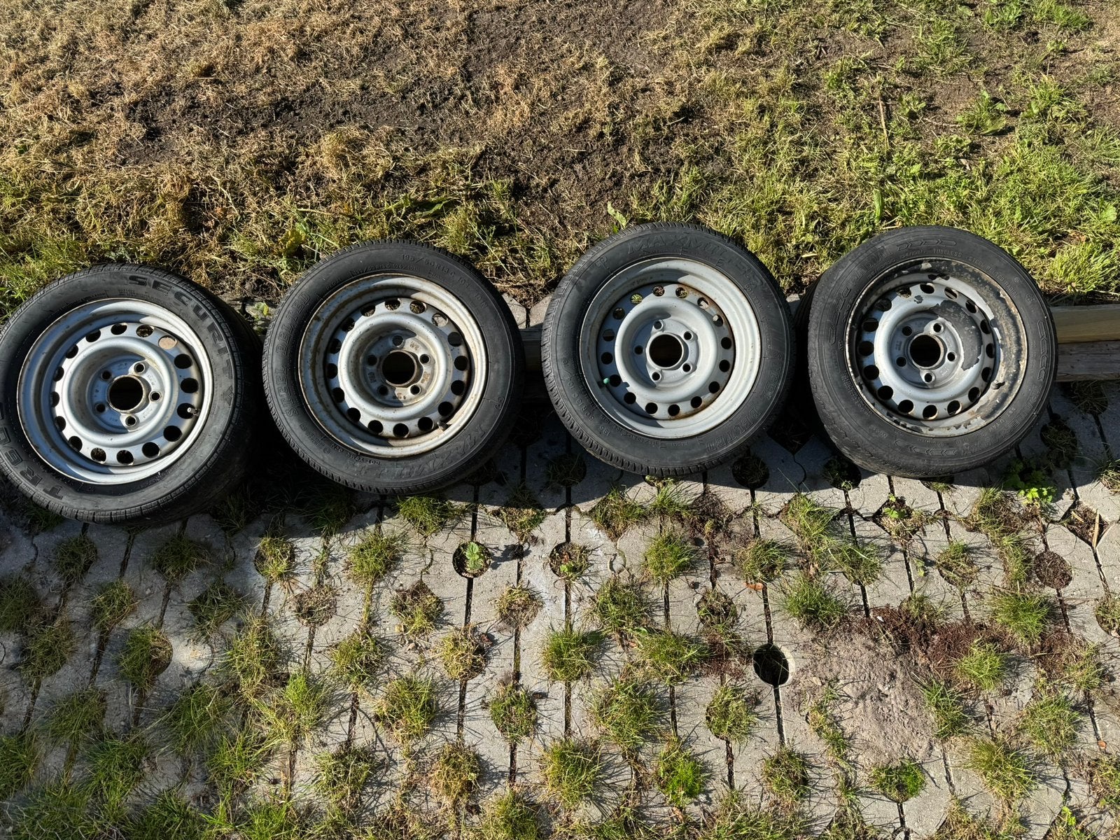 Banden met velgen voor aanhanger 13”, Ophalen, 15 inch, 185 mm, Band(en)