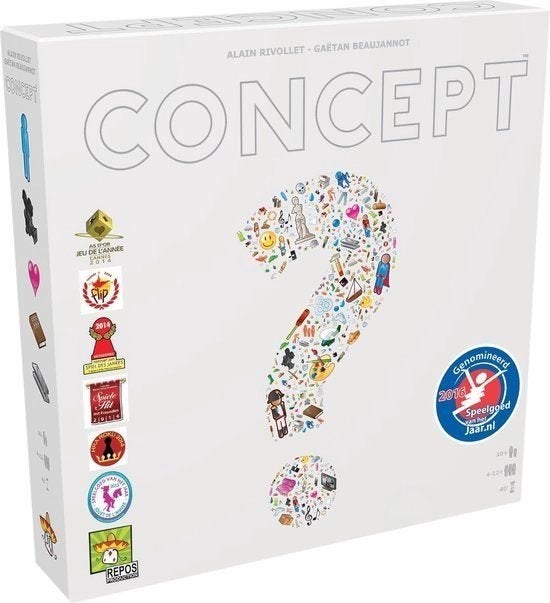 Concept, Hobby en Vrije tijd, Gezelschapsspellen | Bordspellen, Zo goed als nieuw, Een of twee spelers, Drie of vier spelers, Vijf spelers of meer