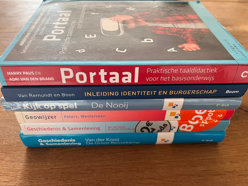 Studieboeken o.a. voor PABO, Diverse auteurs, Zo goed als nieuw, Beta, HBO