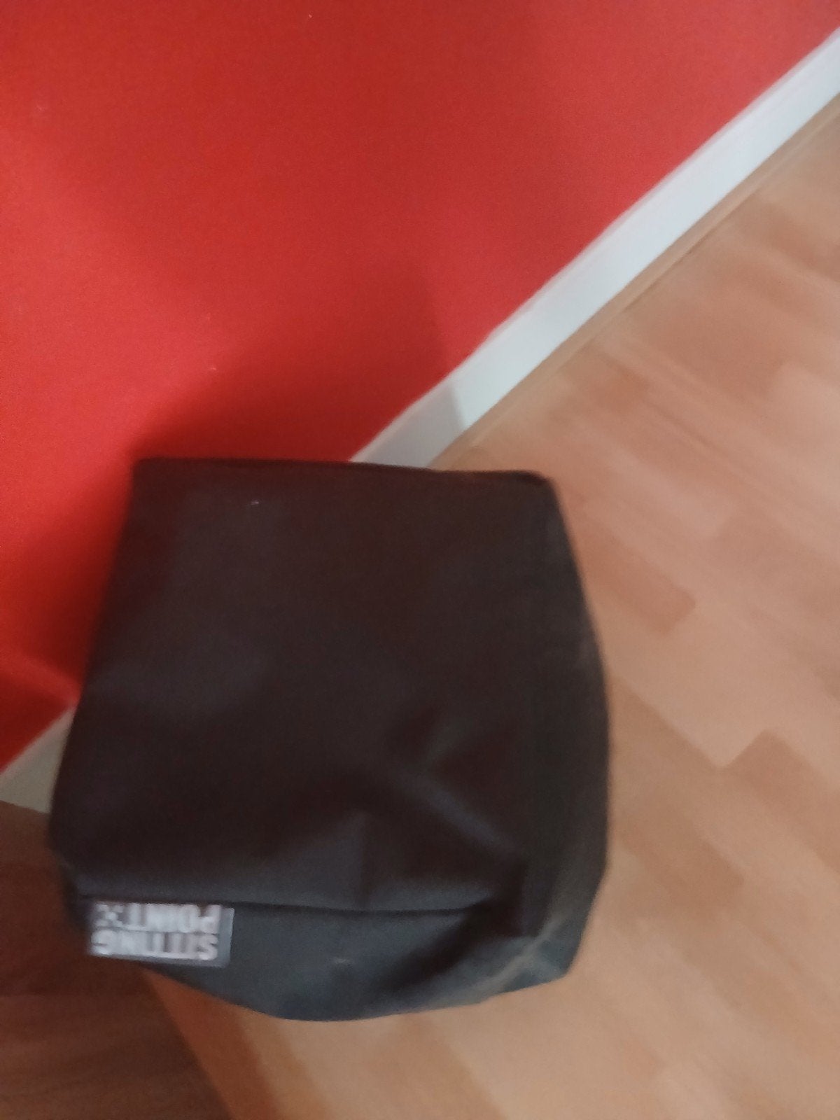 Zwarte zitzak in goede conditie, Ophalen