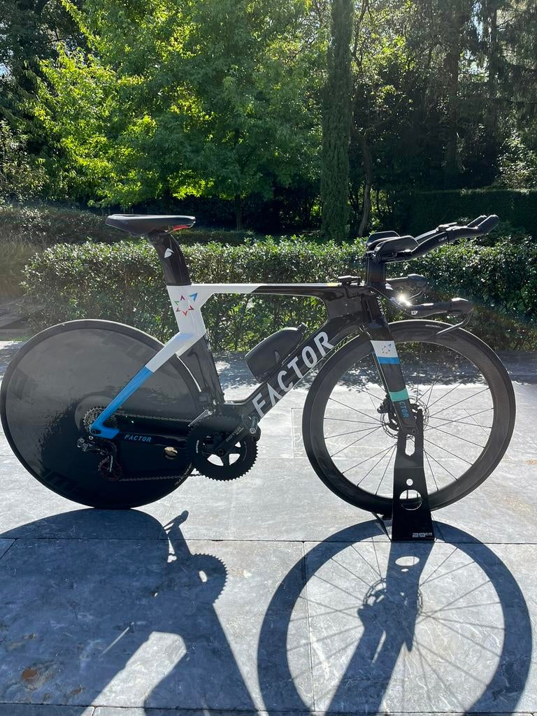 Tijdritfiets Factor, Fietsen en Brommers, Fietsen | Racefietsen, Carbon, Zo goed als nieuw, 57 tot 61 cm, Meer dan 20 versnellingen