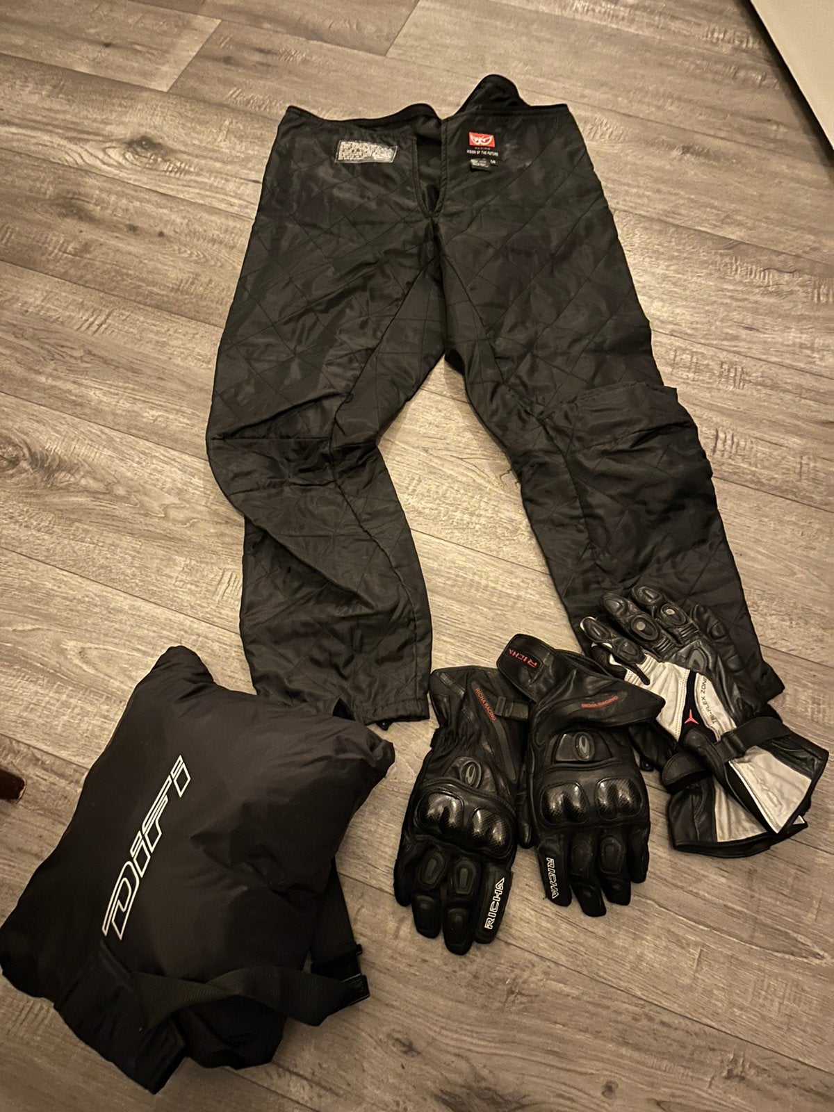 Regen overal , warmte broek en handschoenen, Motoren, Ophalen of Verzenden, Tweedehands, Handschoenen