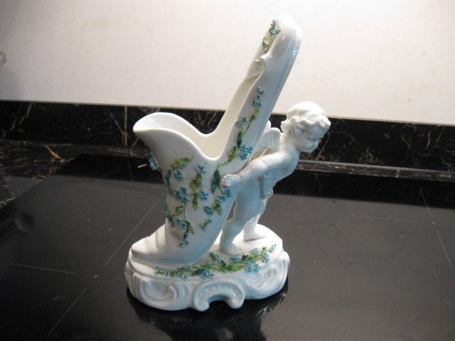 Antieke porselein schoen, Ophalen of Verzenden