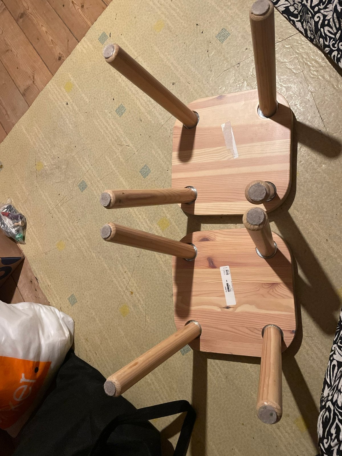 2 Ikea Flisat krukjes, Ophalen of Verzenden, Hout