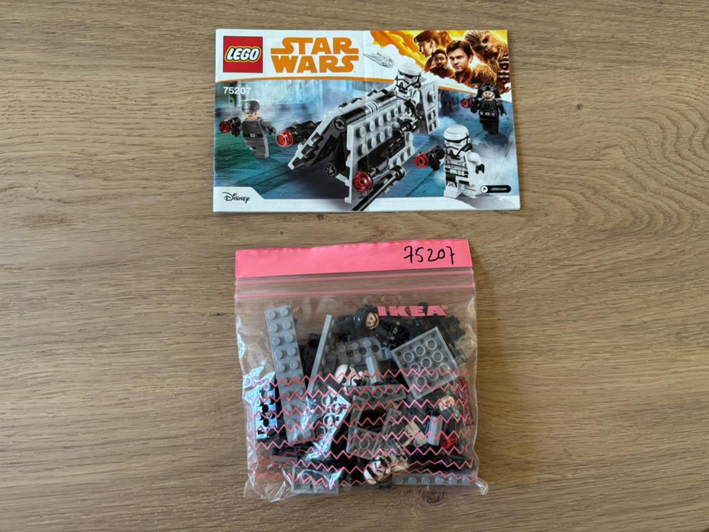Lego Star Wars 75207 Imperial Patrol Battle Pack, Gebruikt, Star Wars, Lego, Ophalen of Verzenden