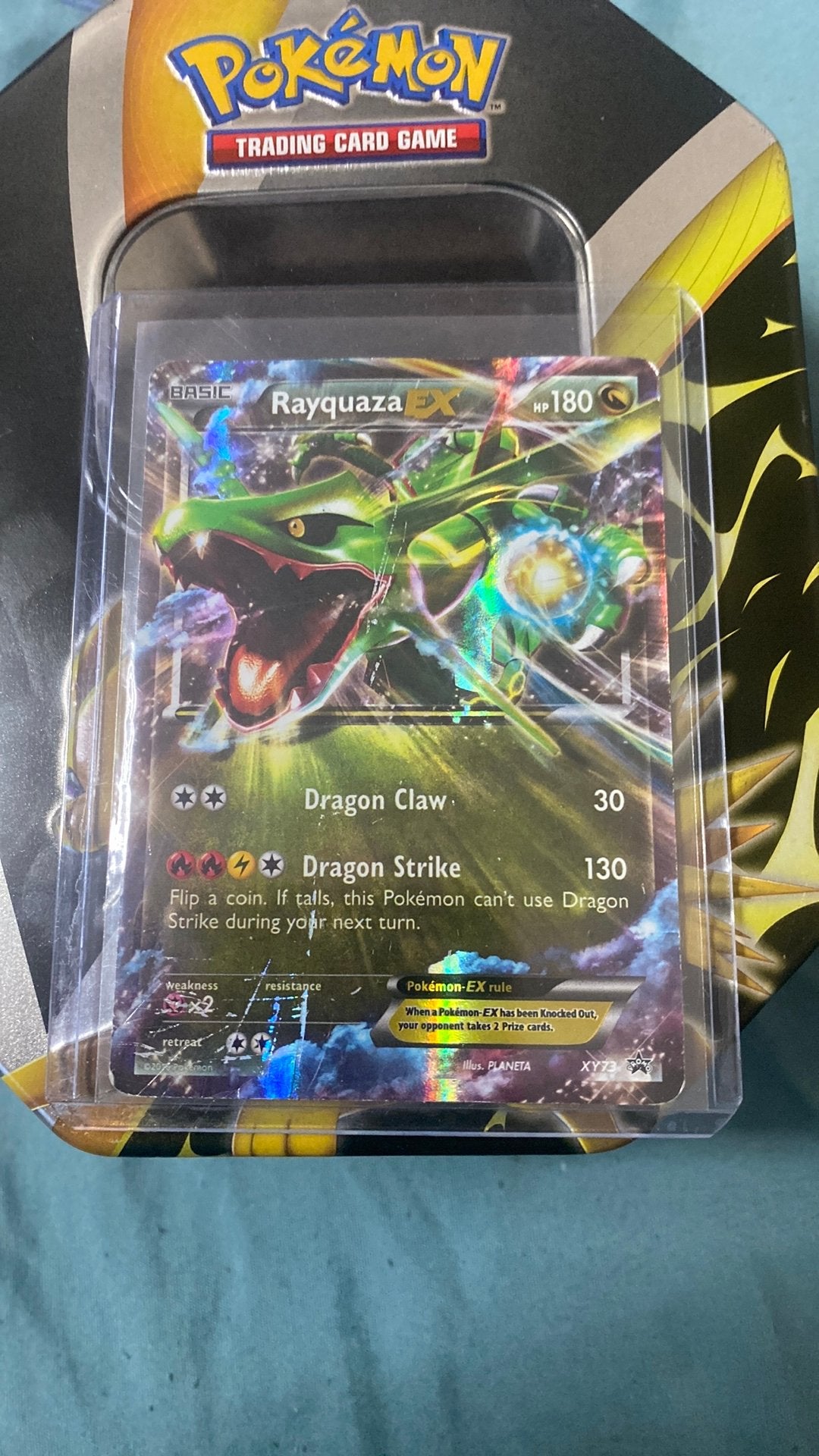 Rayquaza EX, Ophalen, Gebruikt