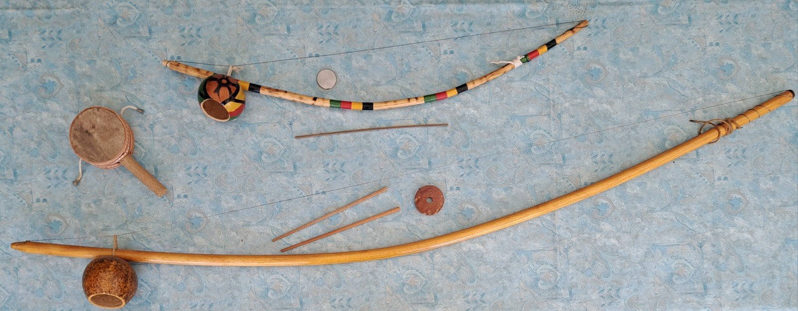Twee originele Braziliaanse Capoeira Berimbau's, Ophalen of Verzenden, Nieuw