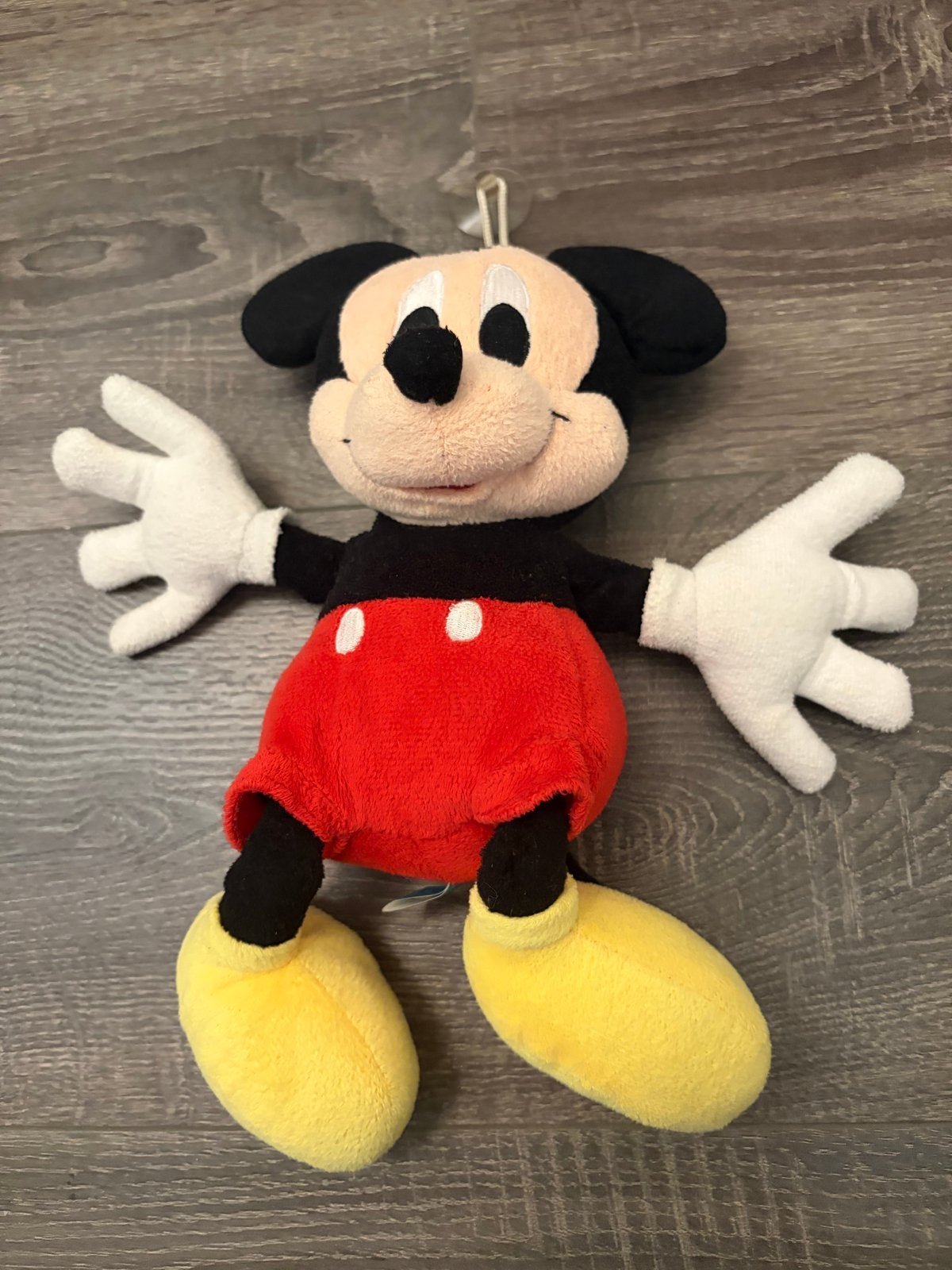 Mickey Mouse knuffel met zuignap, Kinderen en Baby's, Speelgoed | Knuffels en Pluche, Gebruikt, Disney, Overige typen, Ophalen of Verzenden