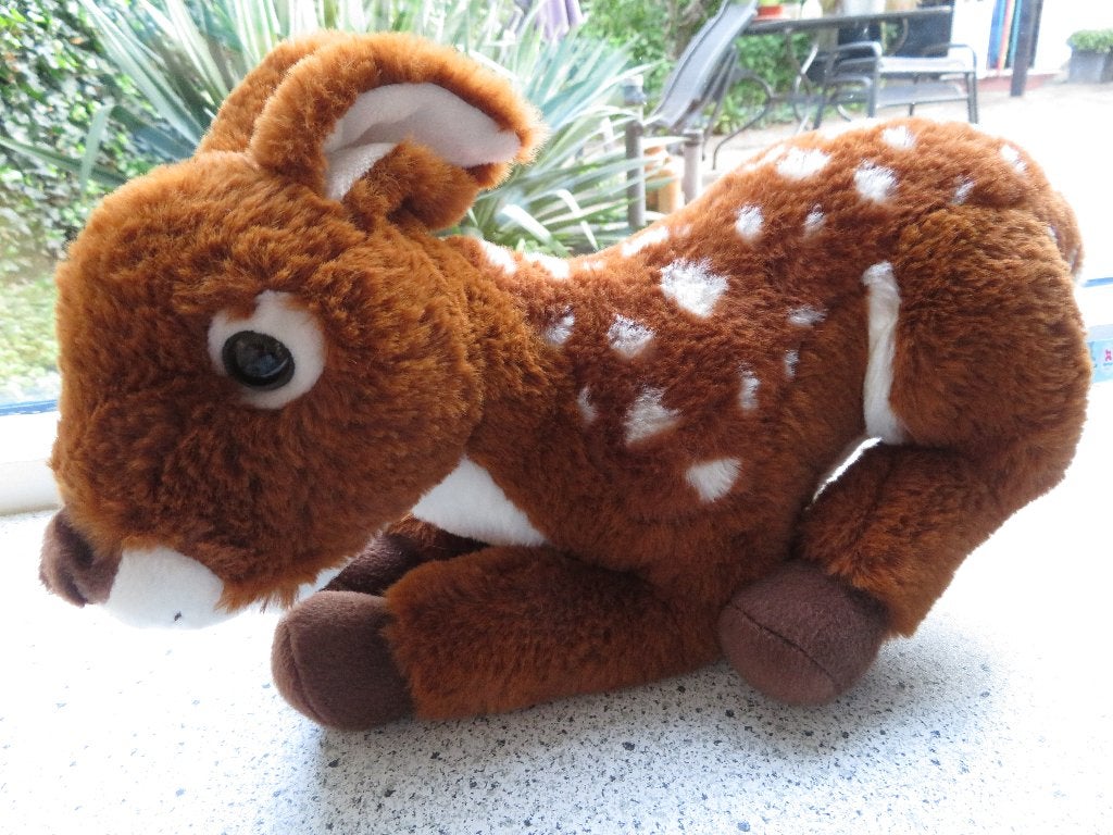 Hert Ree Bambi merk Nicotoy meet ca 37 cm breed, Overige typen, Ophalen of Verzenden, Zo goed als nieuw, Wasbaar