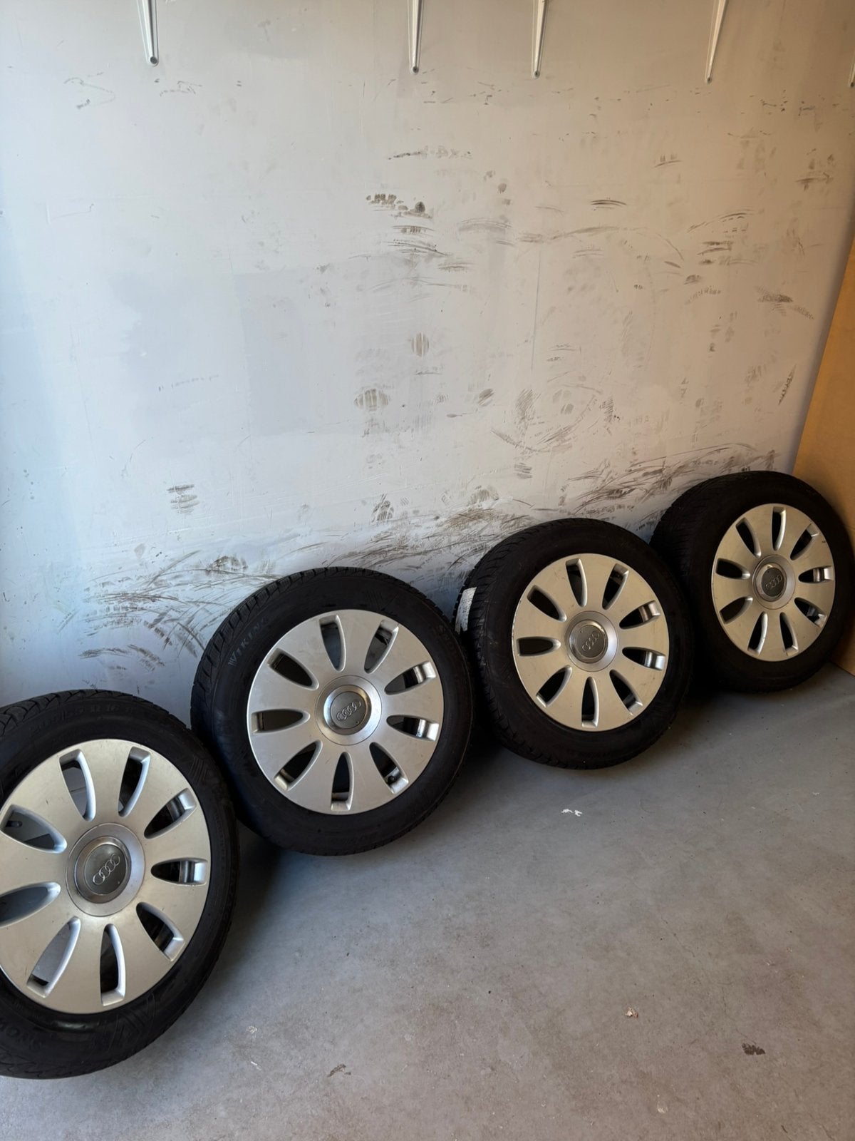 Volkswagen Touran Golf 6 7 Audi A3 LM winterbanden 205/55/16, Gebruikt, 16 inch, Banden en Velgen, 205 mm