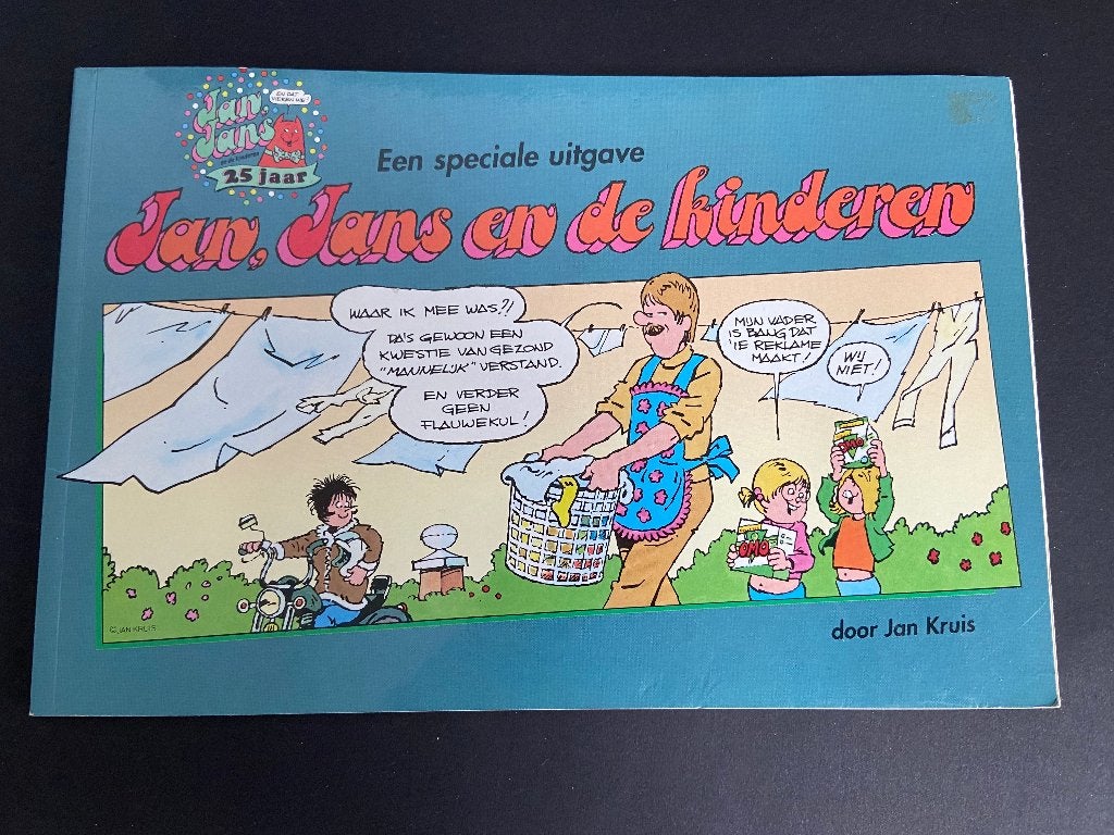 Jan,Jans en de kinderen  25 jaar uitgegeven door Omo, Eén stripboek, Ophalen of Verzenden, Gelezen, Jan Kruis