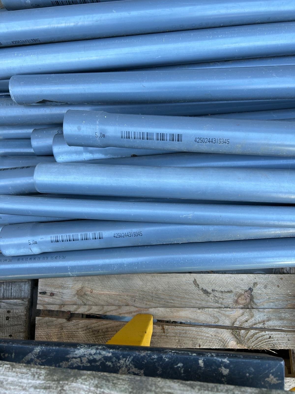 Nieuwe PVC druk leiding buizen DN 60, 5 meter lang, Ophalen, Pvc, 60 tot 80 mm, Nieuw