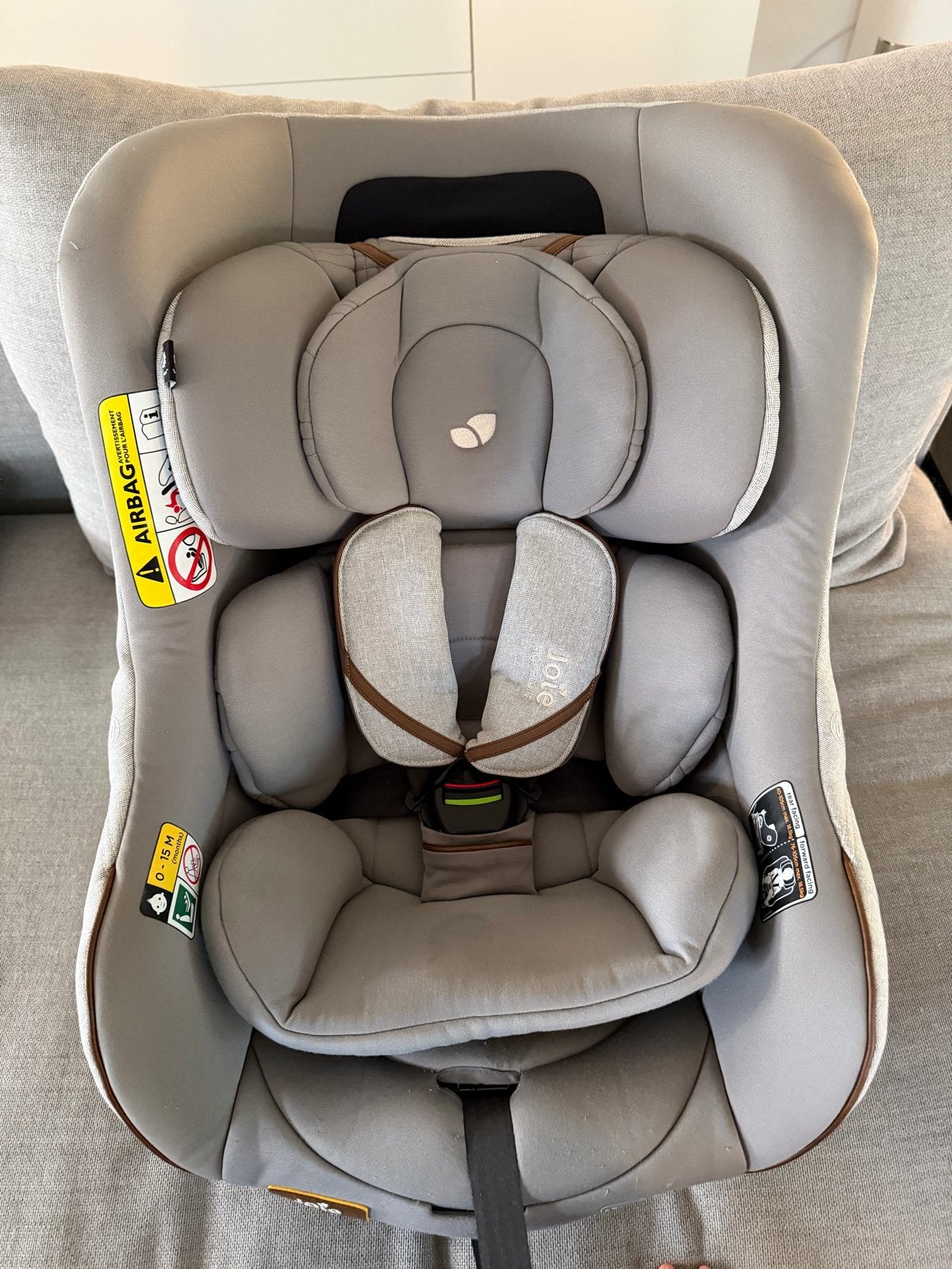 Joie Autostoel i-Spin 360 met Isofix Base - Vanaf Geboorte, Kinderen en Baby's, Gebruikt, 0 t/m 18 kg, Verstelbare rugleuning