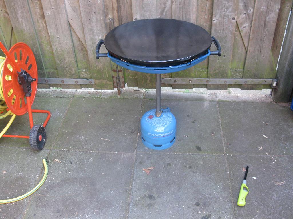 Scottelbraai van Campingaz 3 delig, Tuin en Terras, Gasbarbecues, Ophalen, Zo goed als nieuw, Campingaz