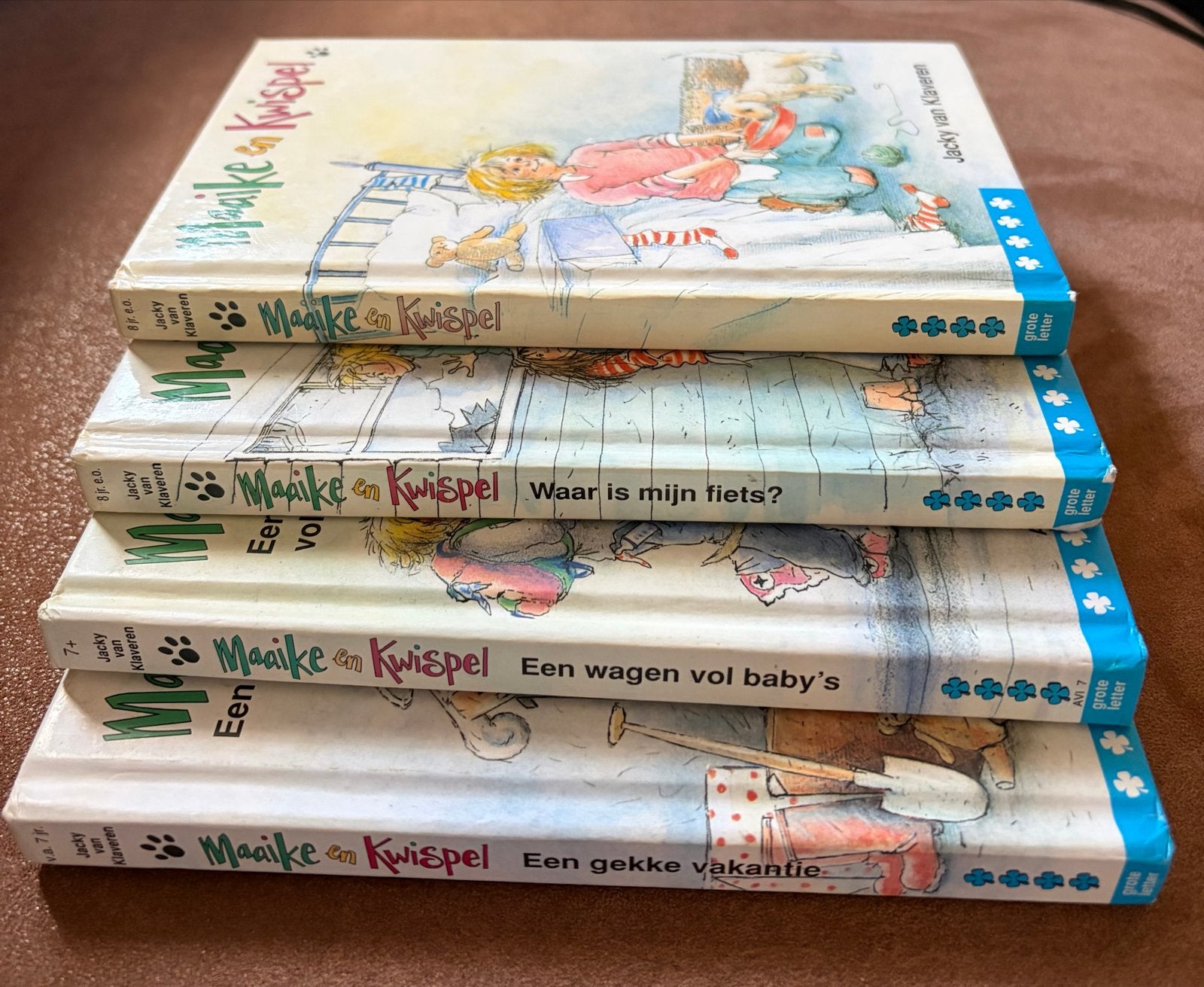Maaike en Kwispel - 4 boeken (niet de hele serie), Ophalen of Verzenden, Gelezen, Fictie algemeen