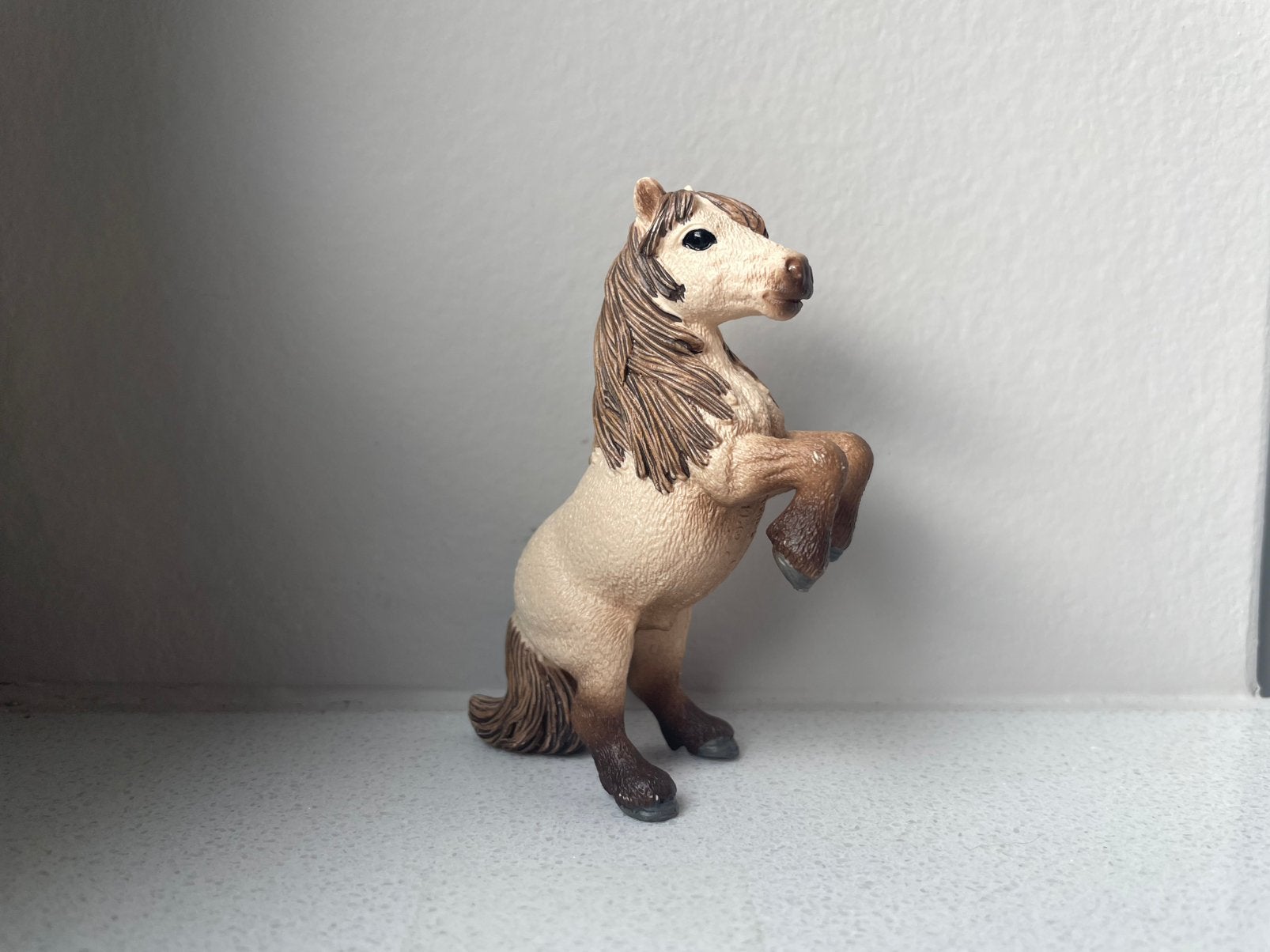 Schleich stijgende shetlander, Ophalen of Verzenden, Nieuw, Paard, Beeldje of Figuurtje