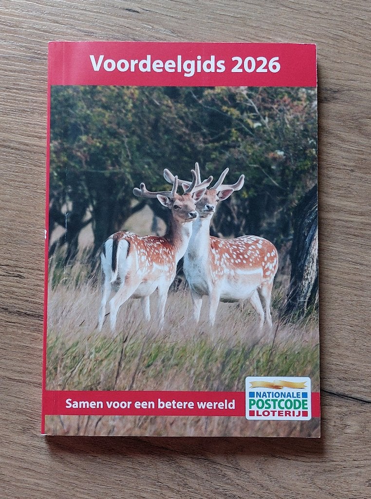 Postcodeloterij Voordeelagenda 2026, Drie personen of meer, Kortingsbon, Overige typen