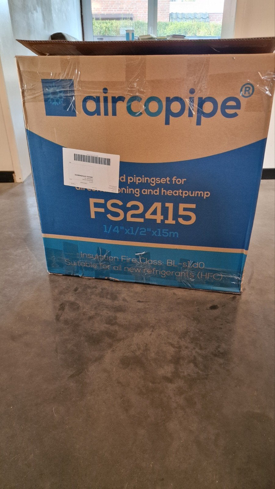 Aircopipe FS2415 Koperen Leidingen voor Airco/Warmtepomp, Doe-het-zelf en Verbouw, Ophalen of Verzenden, Nieuw, Ventilator en Afzuiger