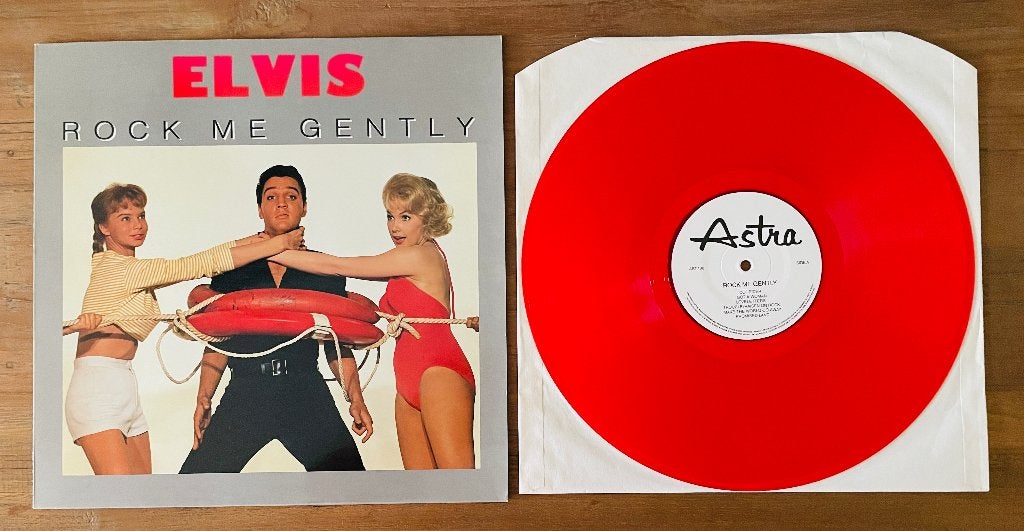 Elvis Presley - Rock Me Gently - Import LP - 1985 (MINT), LP, Zo goed als nieuw, Beschermende buitenhoes, 12 inch