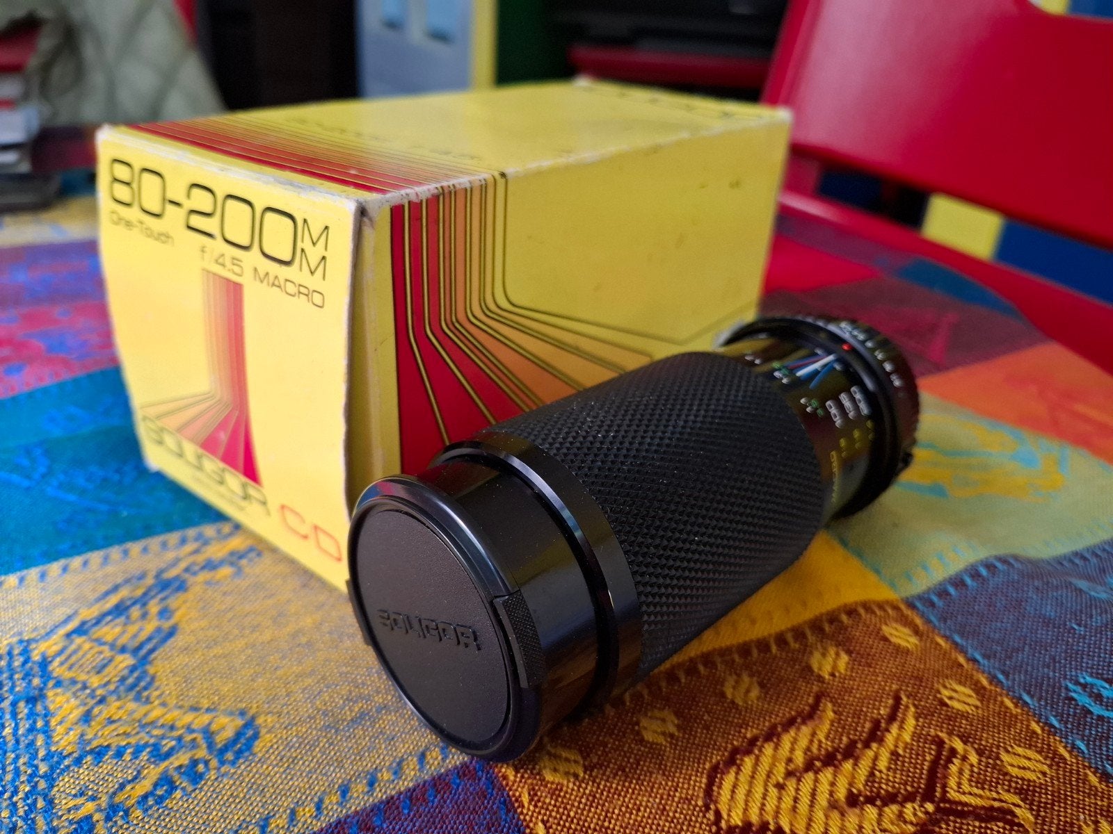 Soligor 80-200mm f/4.5 Macro Zoomlens, Ophalen of Verzenden, Gebruikt, Telelens, Zoom