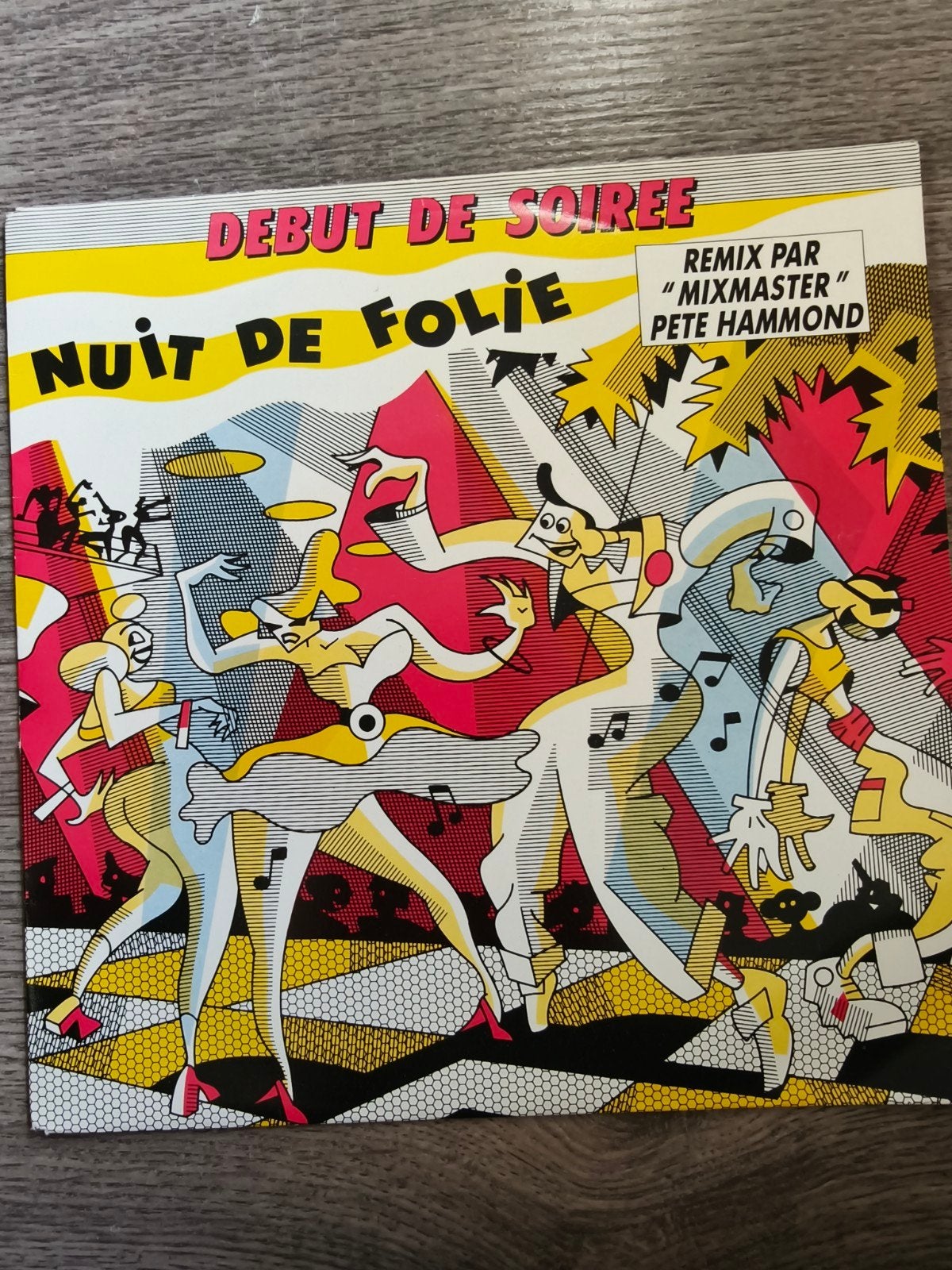 Debout de Soiree - Nuit de Folie (Euro remix) Vinyl Single, Gebruikt, 7 inch, Ophalen of Verzenden, Pop